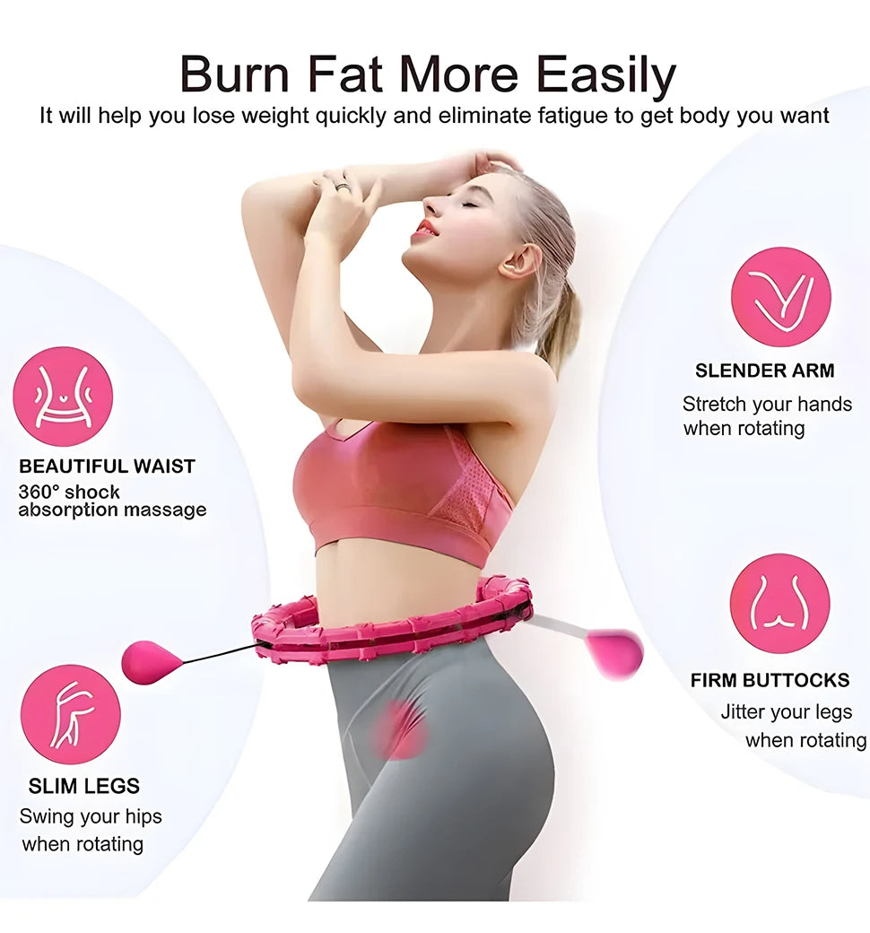 Smart Weighted Fitness Hoop