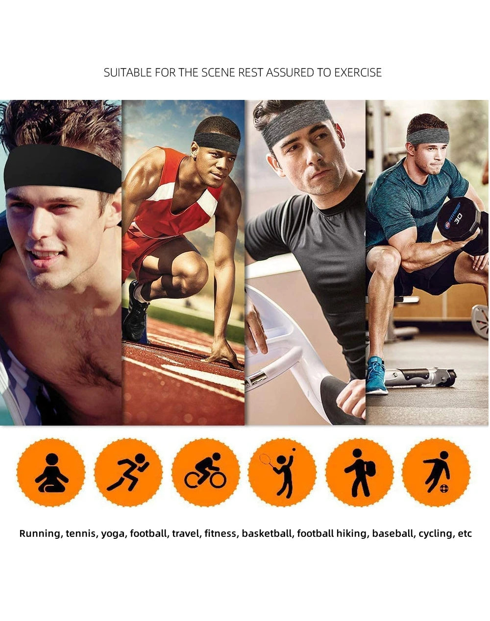 Elastic Sports Headband