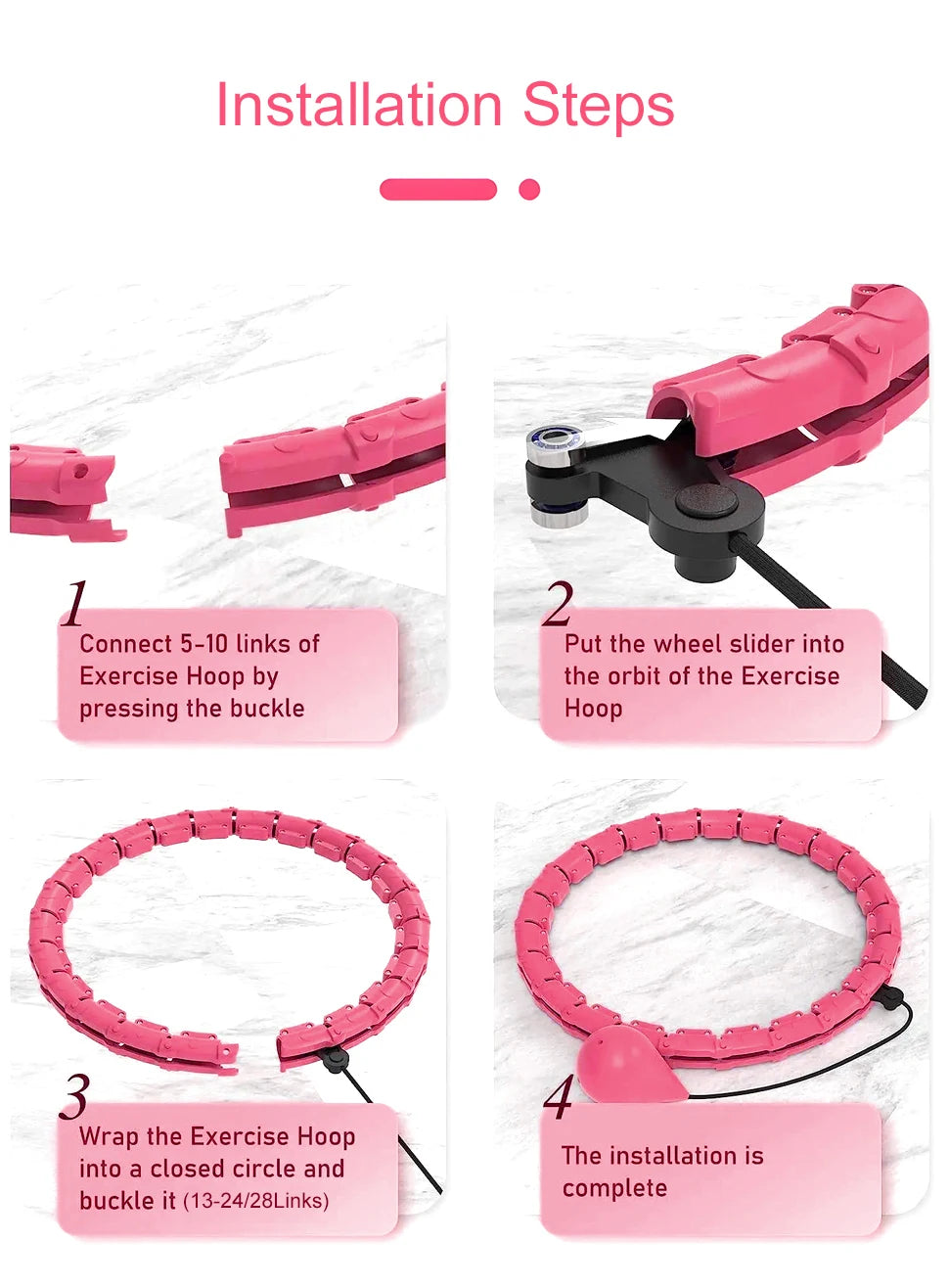 Smart Weighted Fitness Hoop
