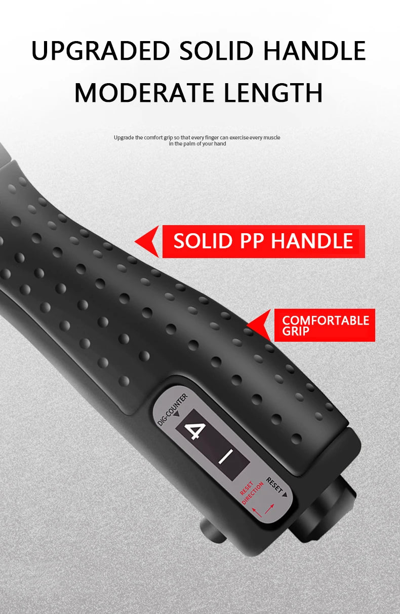 Adjustable Hand Grip Strengthener with Built-in Counter