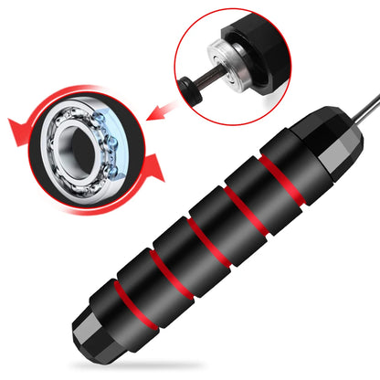 SpeedPro Adjustable Steel Jump Rope