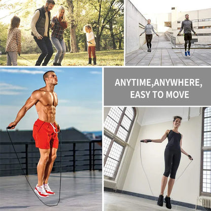 SpeedPro Adjustable Steel Jump Rope