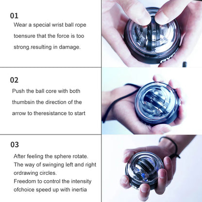 Power LED Gyro Ball Trainer
